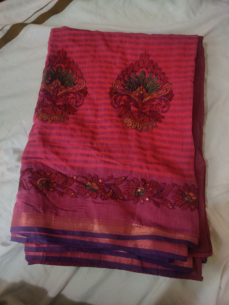 Multicolored Saree