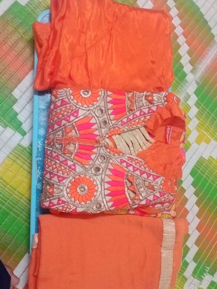 Straight Kurta With Rinkal Pant And Dupatta