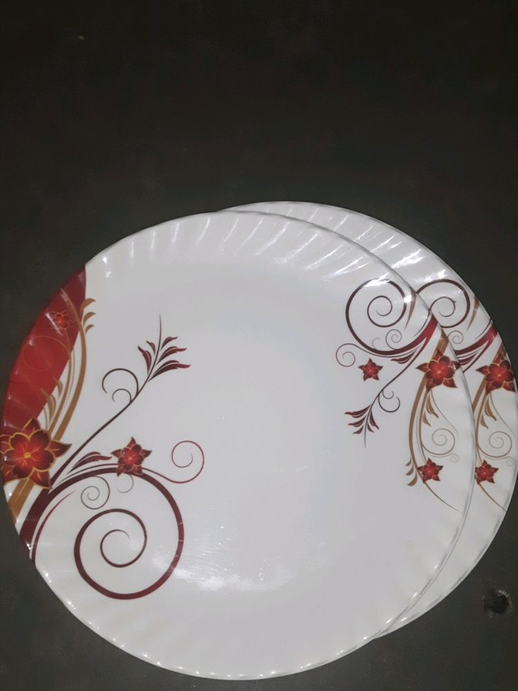 2 Fiber Plate , 1 Steel Thali , 3 Glass