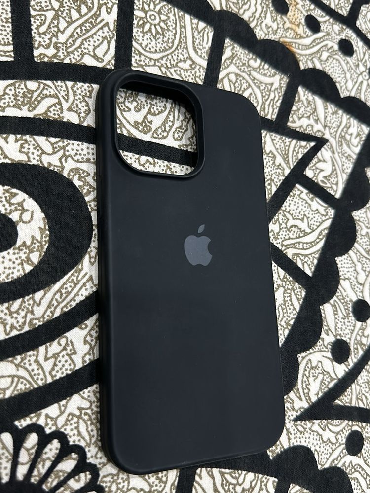 Apple iPhone 14 Pro Max Black Silicone Case