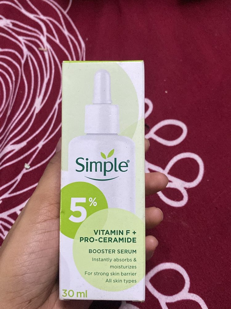 Simple 5% Vitamin f Pro Ceramide Booster Serum