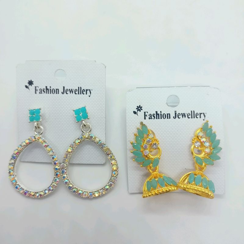 30 Rs Off Brand New Earrings Pack Of 2