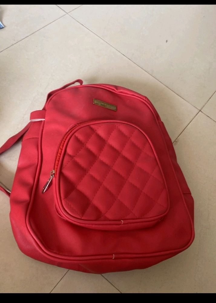 Very cute Red Backpack