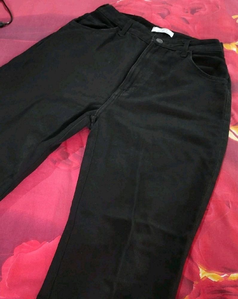 Black Wide Leg Jeans