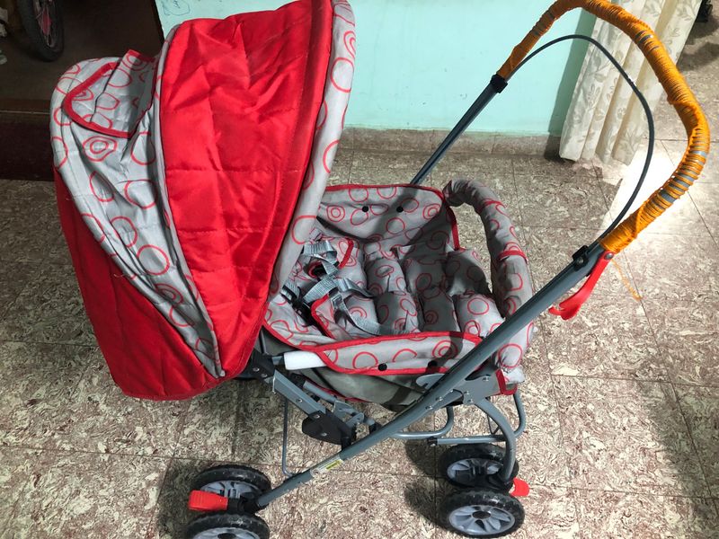 Babyhug Cosy Cosmo Stroller - Red