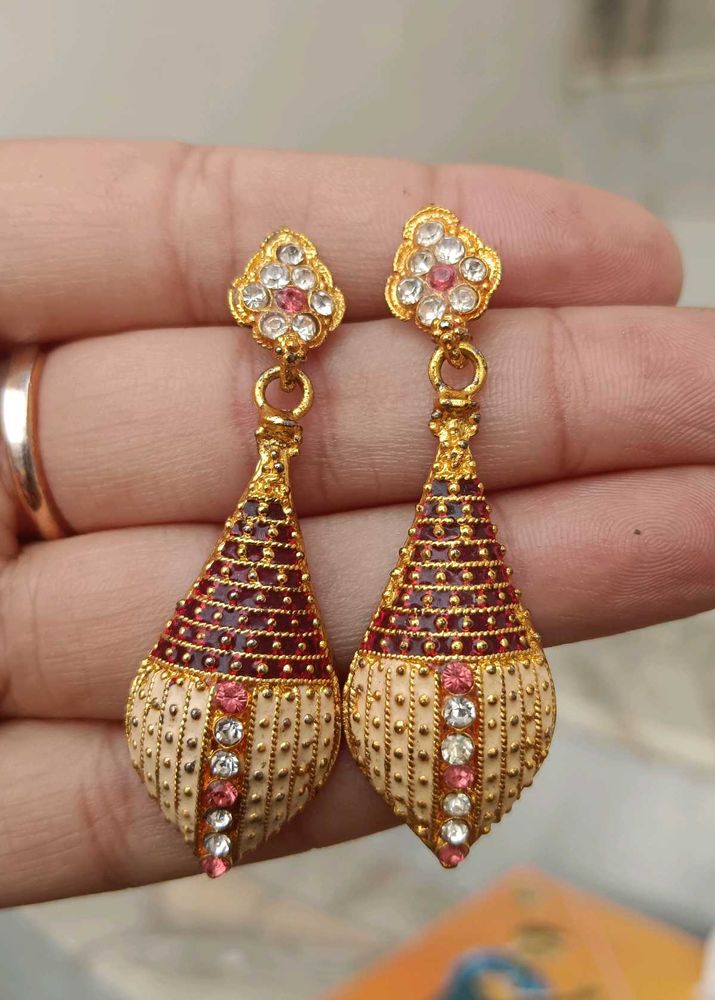 Golden Hanging Earrings