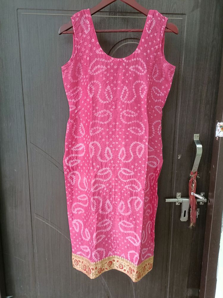 Kurti Pink Silk