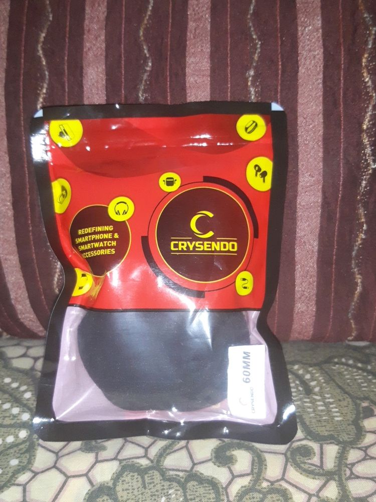 Crysendo Headphone Cushion (60mm)(Black).