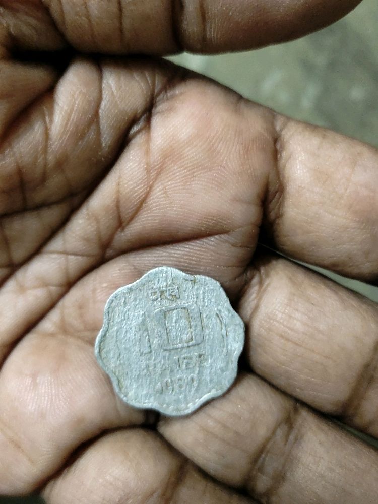 Old 10paise Coin 1989