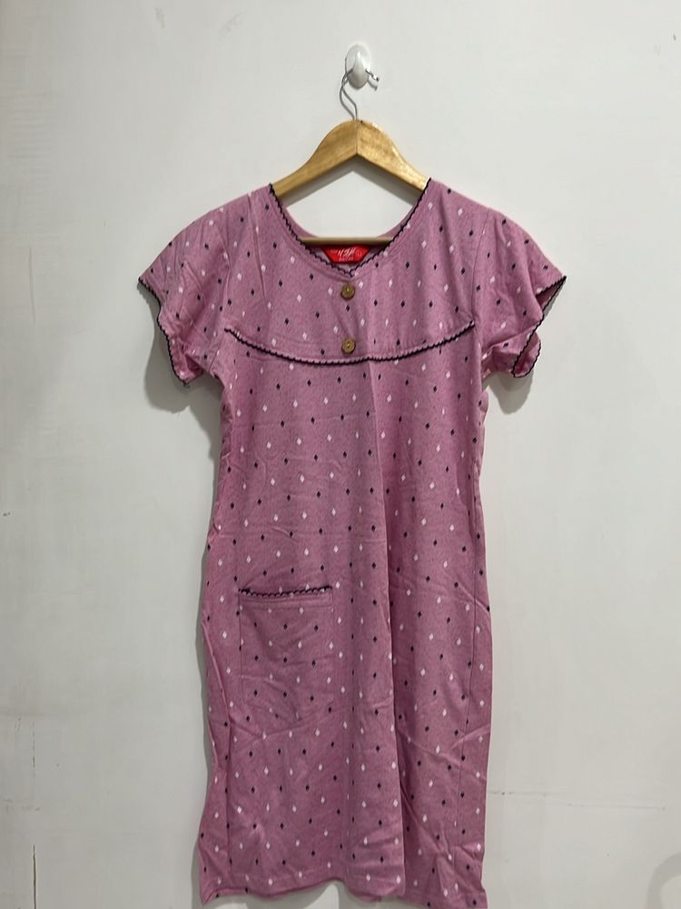 Cotton Printed Nightdress