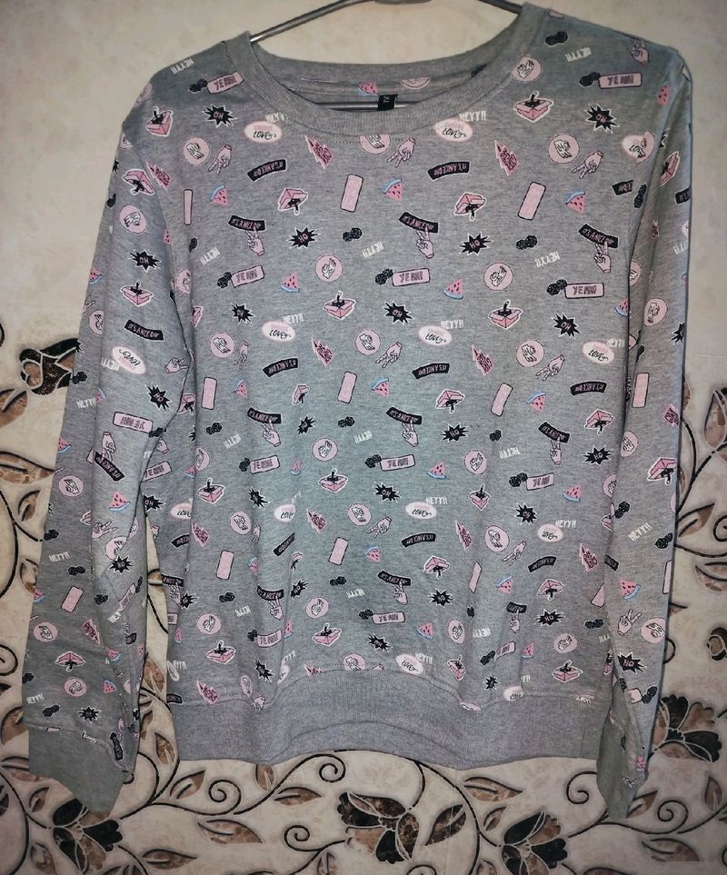 Rio Grey Sweatshirt Size L