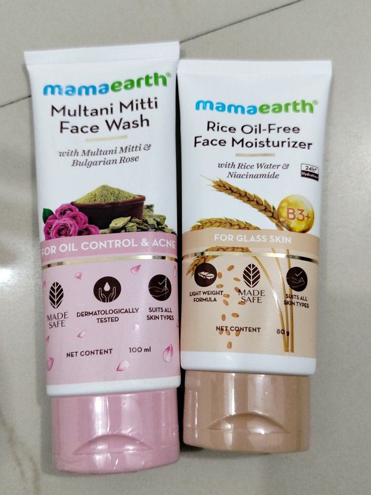 Multani Mitti Facewash And Moisturizer