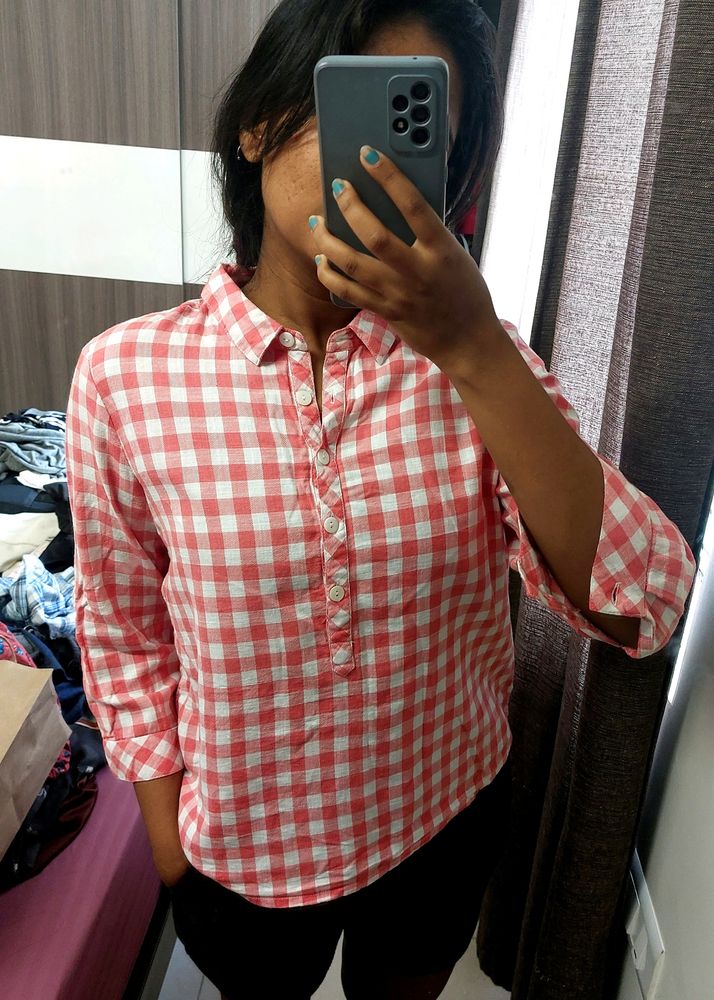 Cotton Candy Checkered Shirt