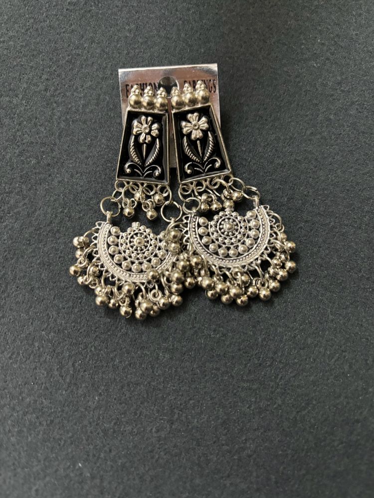 Oxidised Earrings