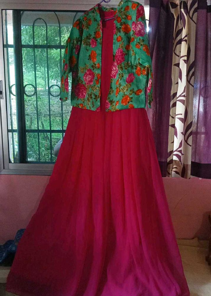 The Combo Of 2 Ethnic Gown For Festival