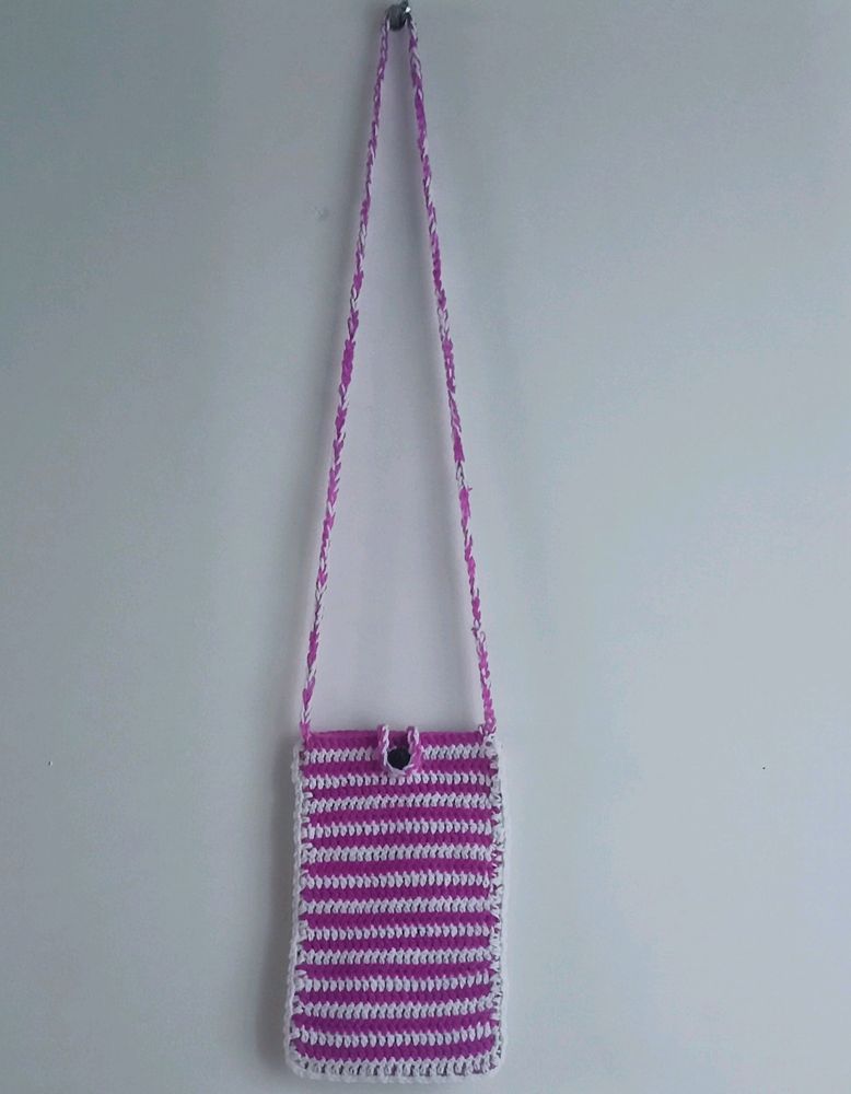 Crochet 🧶 Mobile Bag (Handmade)