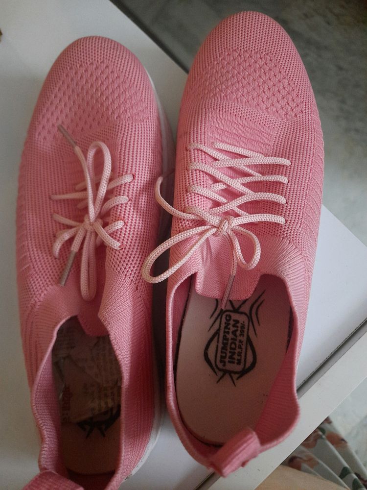 Pink Casual Shoes UK 7