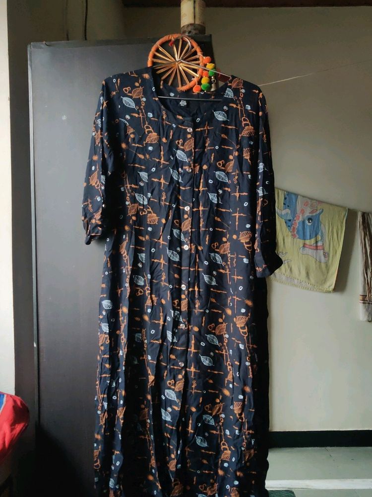 Straight Long Kurti Xxl Size