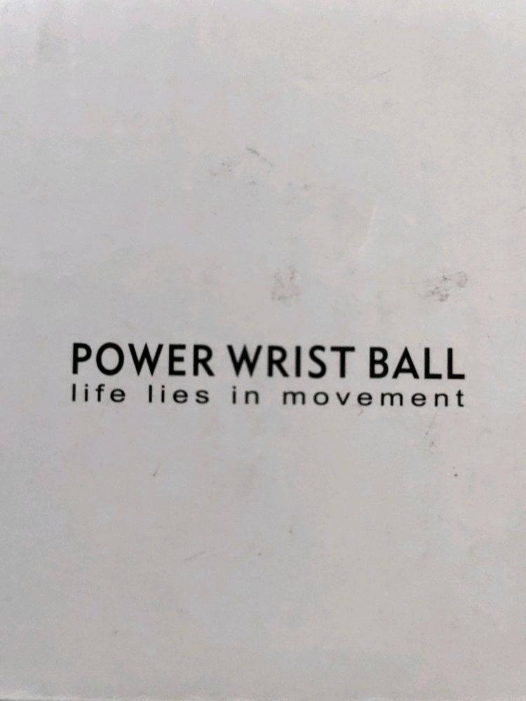 Power Wrist Ball