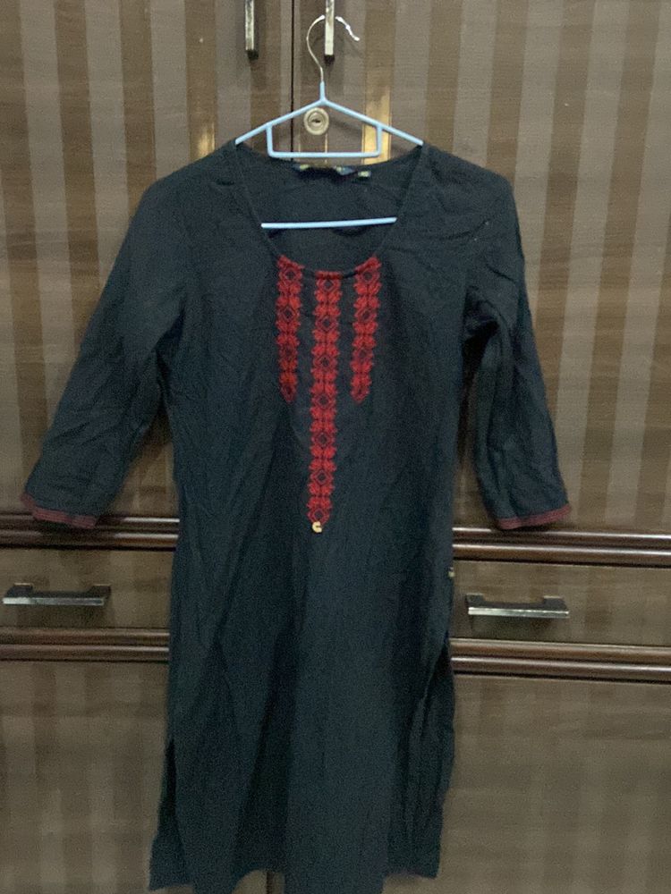 Black Kurta