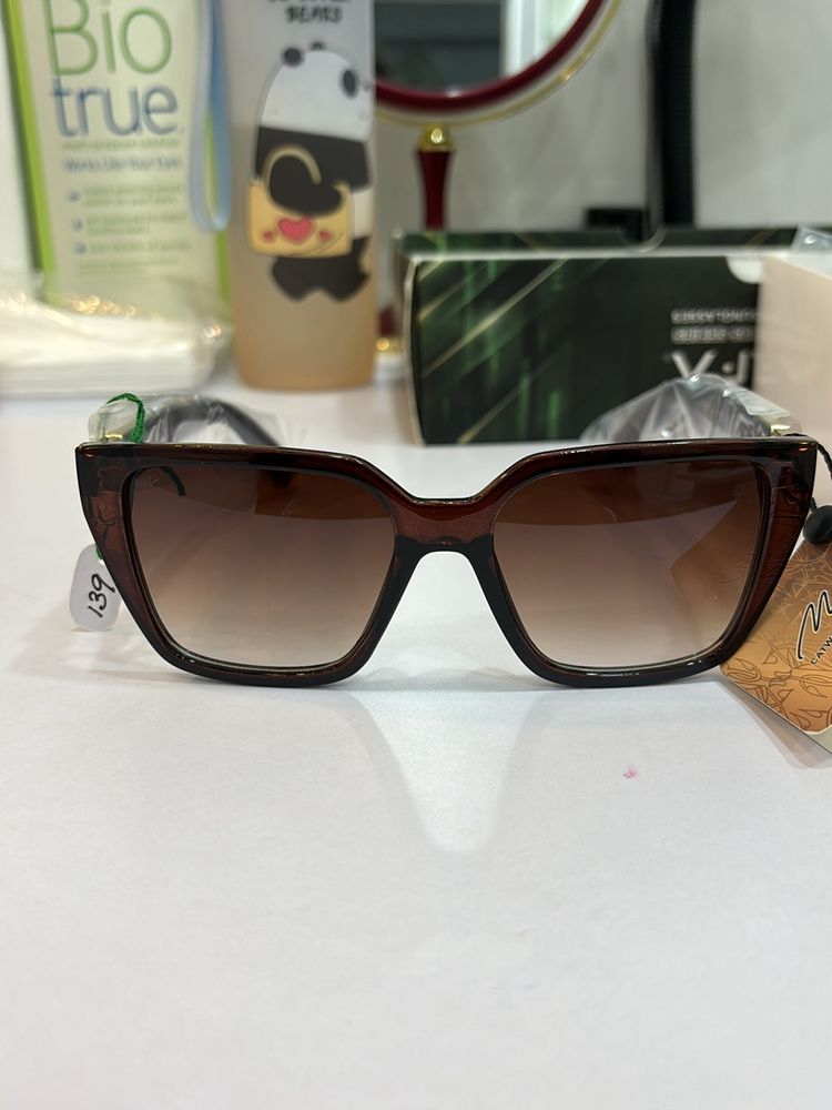 Brown Cat Shaped Sunglass