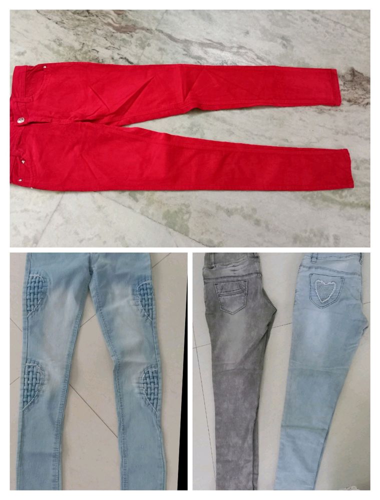 4 Different Jean's For Girls & Women