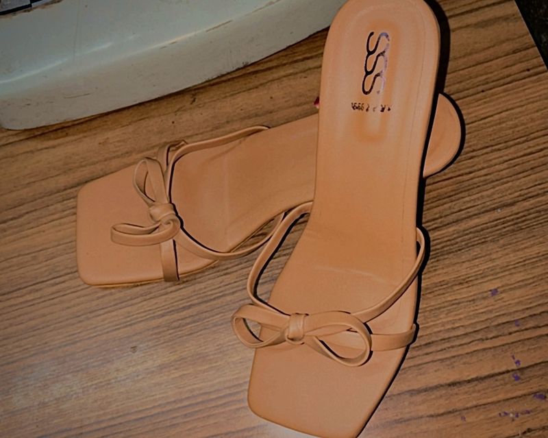 Sss  Brown Heels And Wedges Footwear