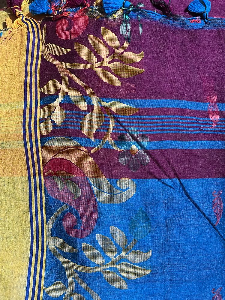 Price Drop: Light Bengal Handloom Saree