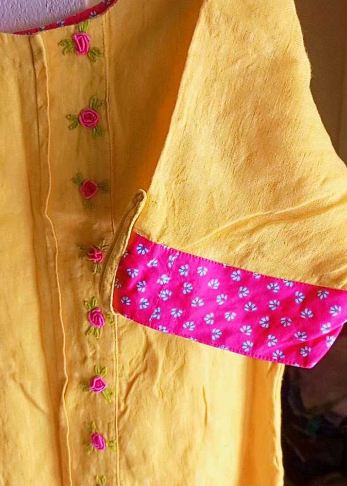 Kurta Haldi Colour