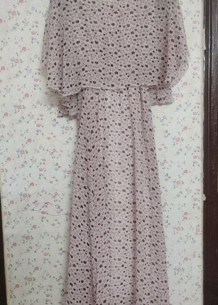 Cat Print Dress