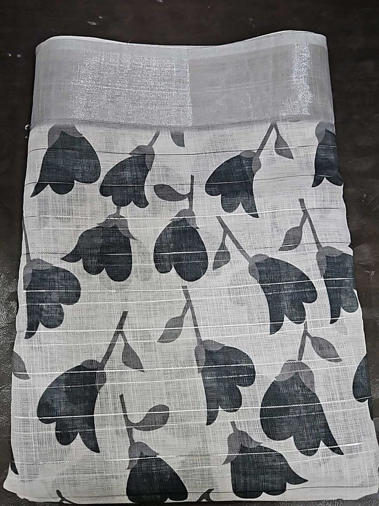 Linen Cotton Floral Pattern