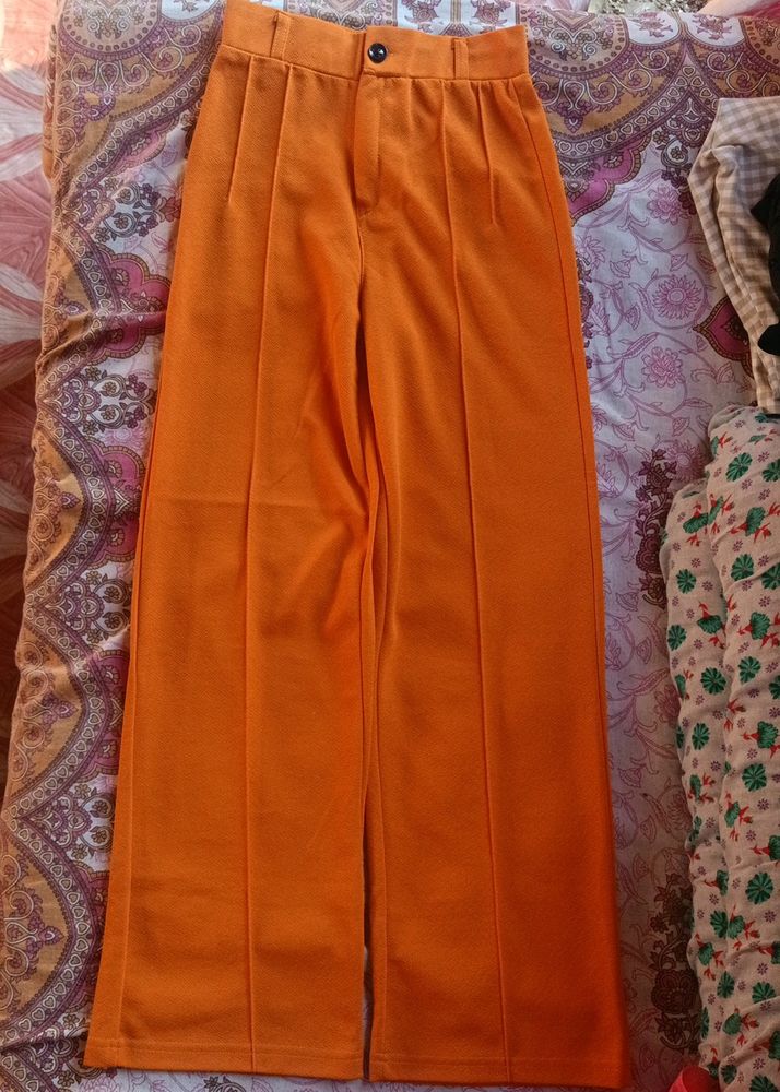 Mustard Yellow Trouser For women