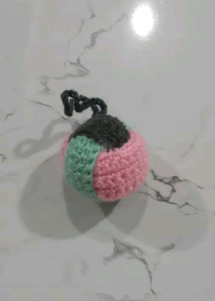 #crochet #ballkeyring