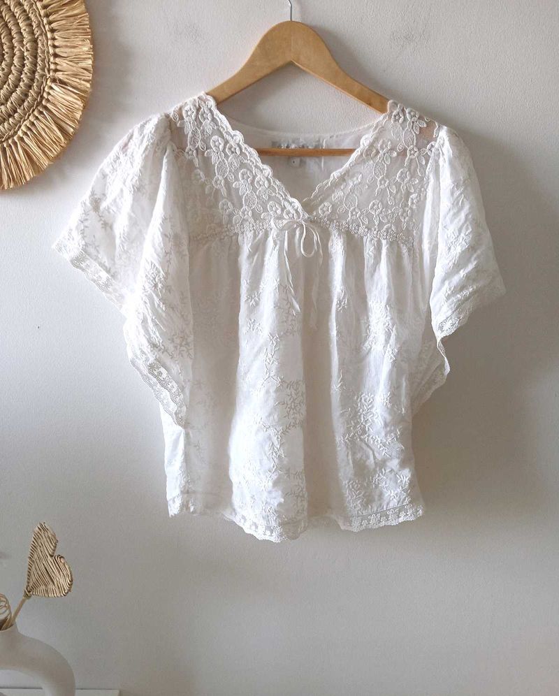 Forever New Boho Lace Top