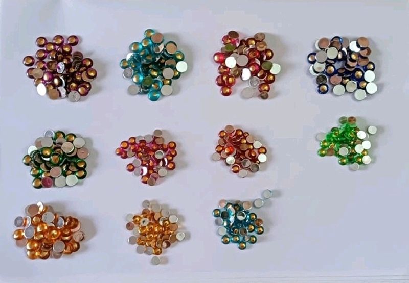 PACK OF 11 DIFFERENT TYPES BEADS EACH 50 PIECE