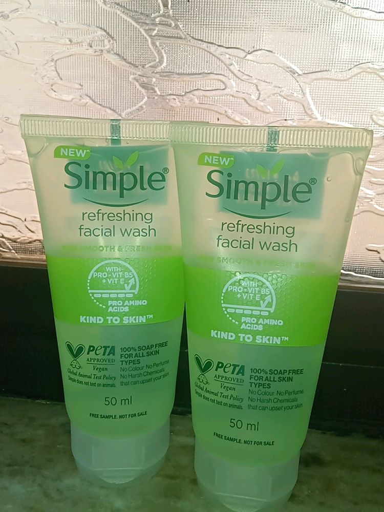 Simple Facewash Combo Of 2