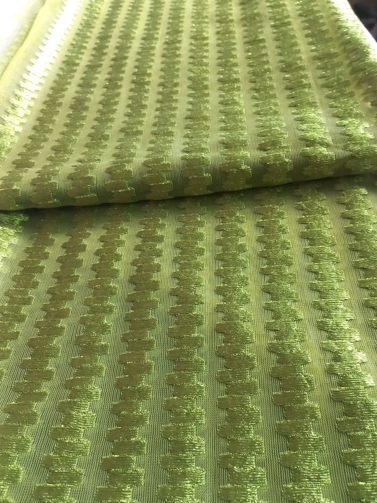 Green Sheer Door Curtain