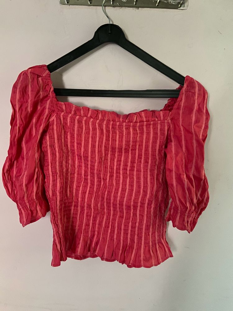 Pink Faballey Top