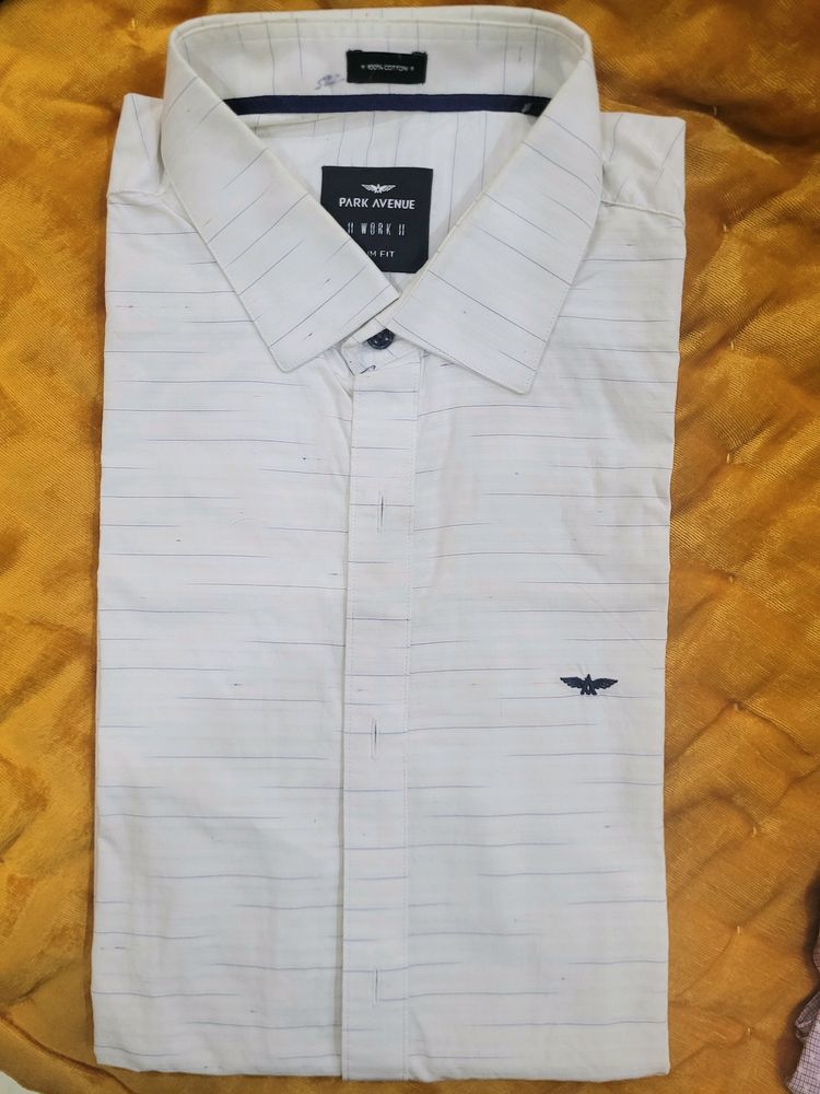 Park Avenue White Xl Shirt