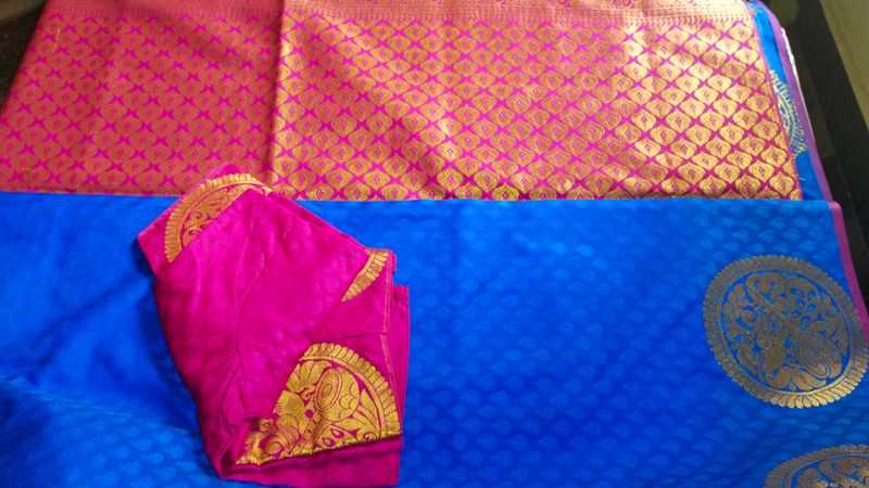 Jhari Pallu Silk Saree