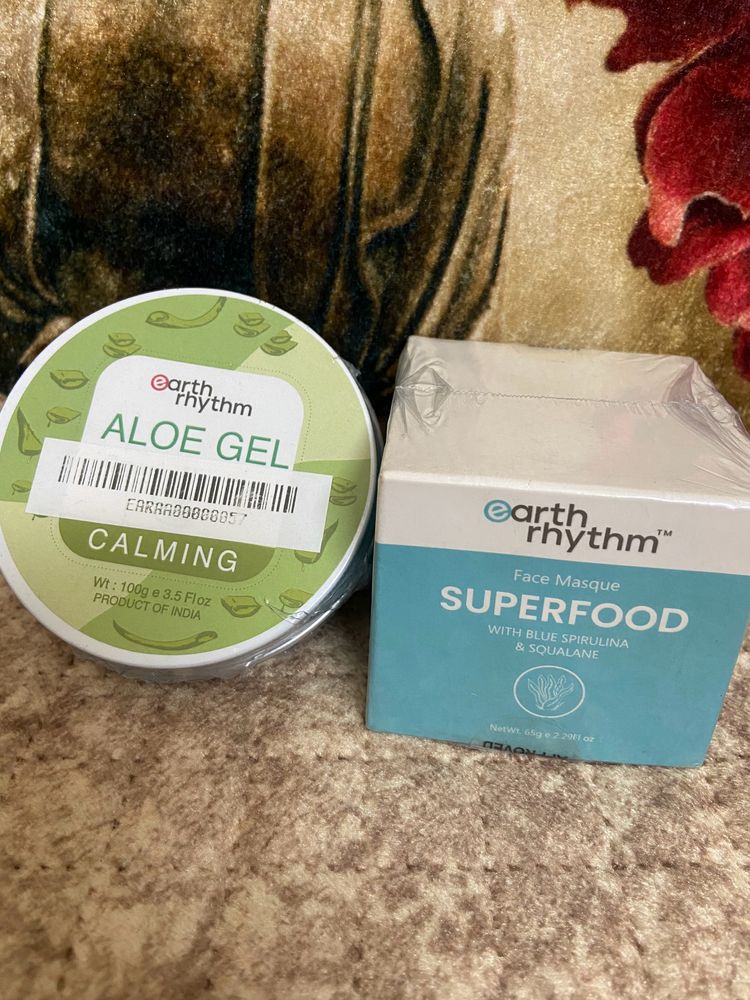 Super Sale - Earth Rhythm Face Masque & Aloe Gel