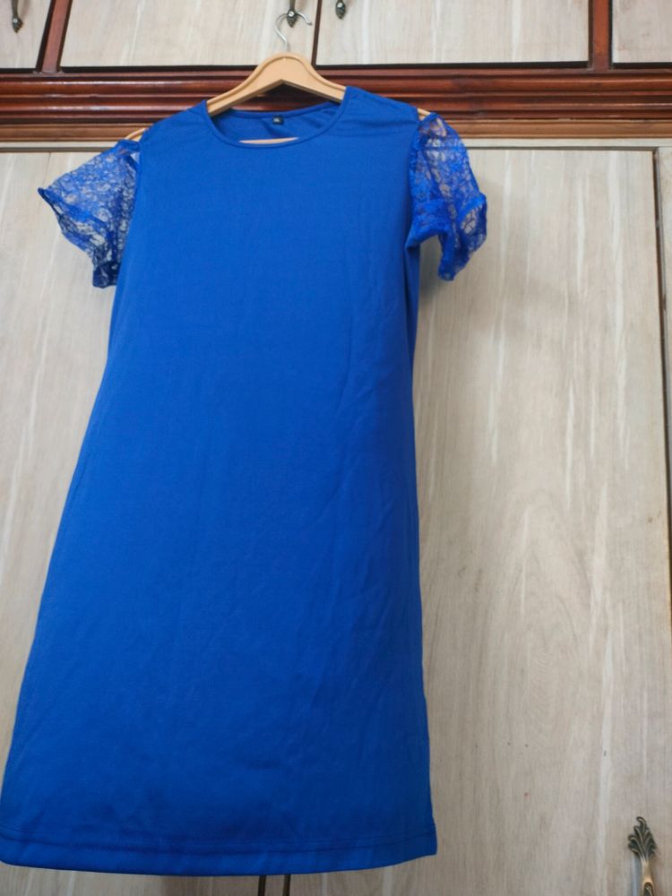 Royal Blue Party Shift Dress