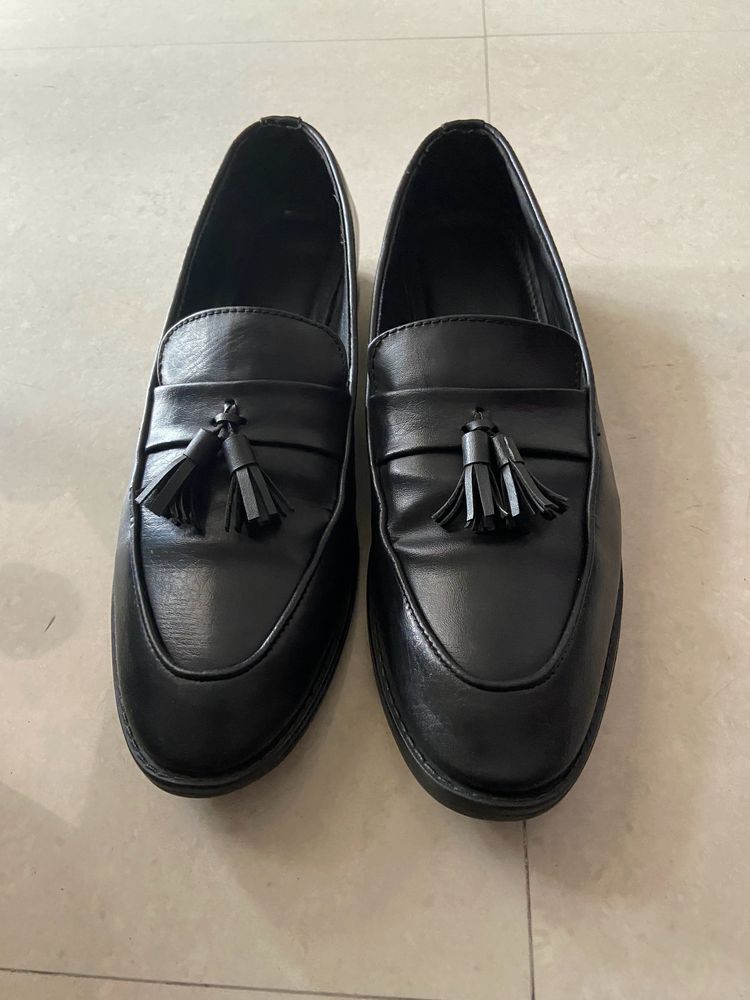 Classic Black Loafers