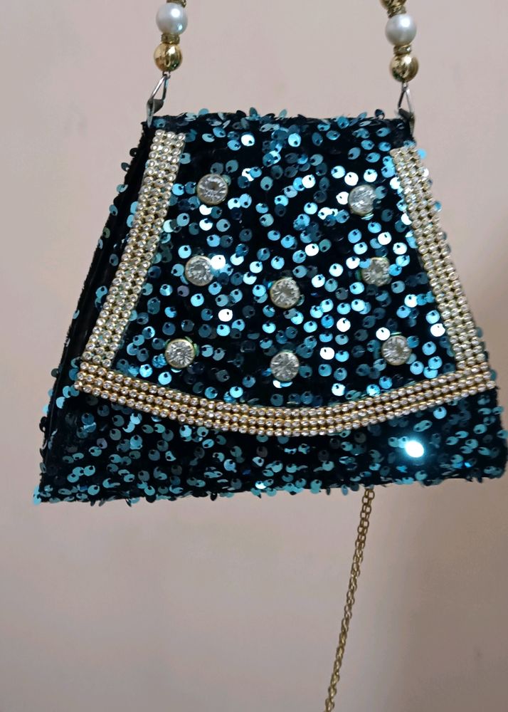 Party Wear Sequin Bag