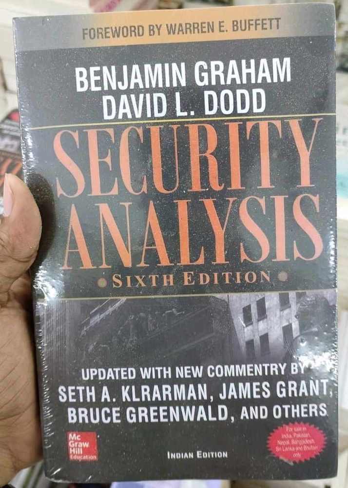 Security Analysis Book Sixth Edition (BRAND NEW)