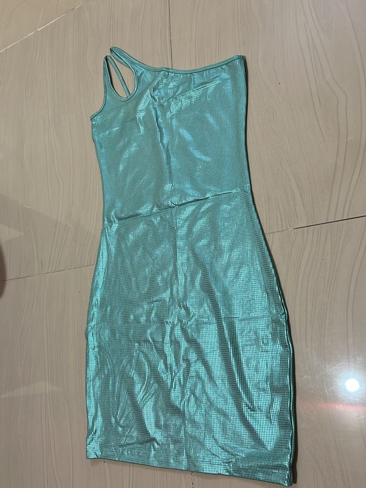 My Fav Sky Blue Color Dress XS Size