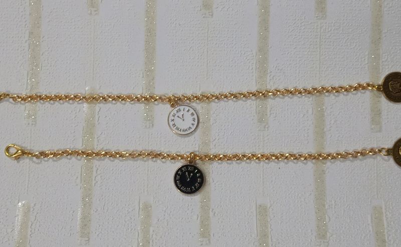 Trendy Clock Charm Bracelet