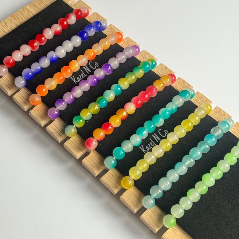 Unisex Beaded Stretch Bracelets