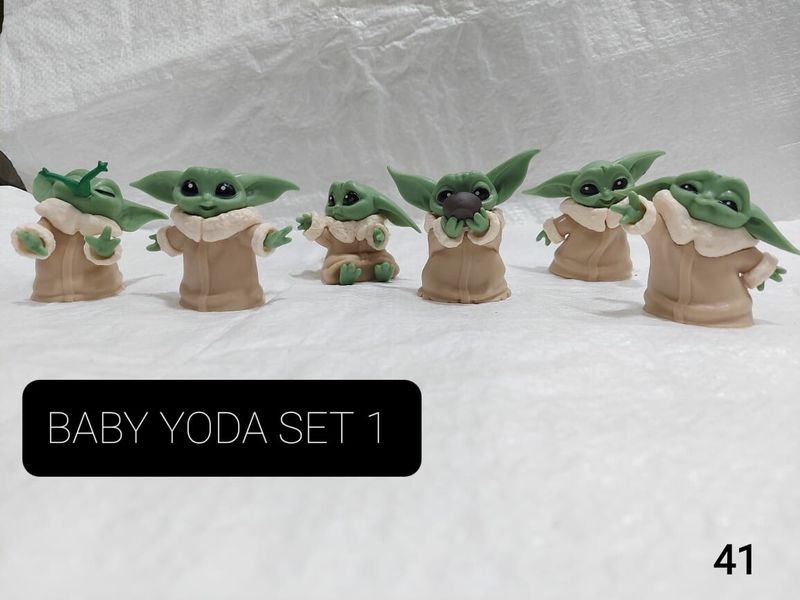 Baby Yoda Small Miniature’s 6 Pcs