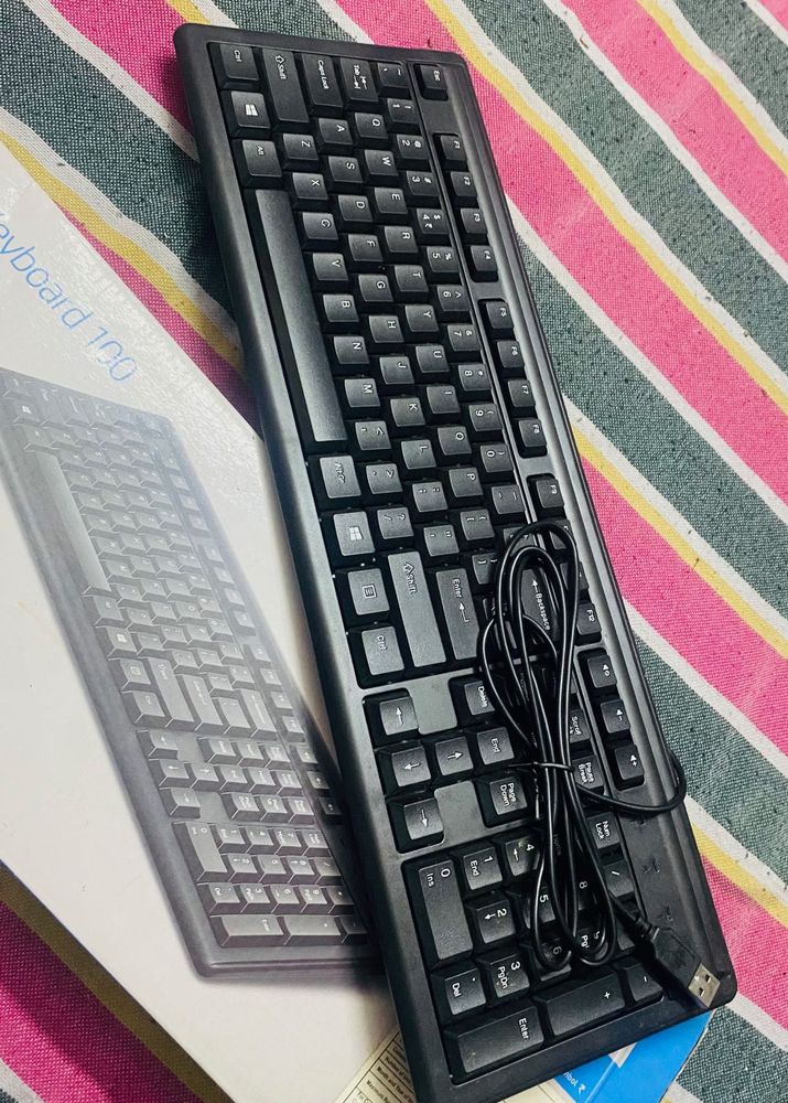 HP K100 Wired Keyboard, Quick, Comfy